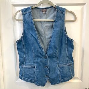 J. Jill Denim Vest Top
